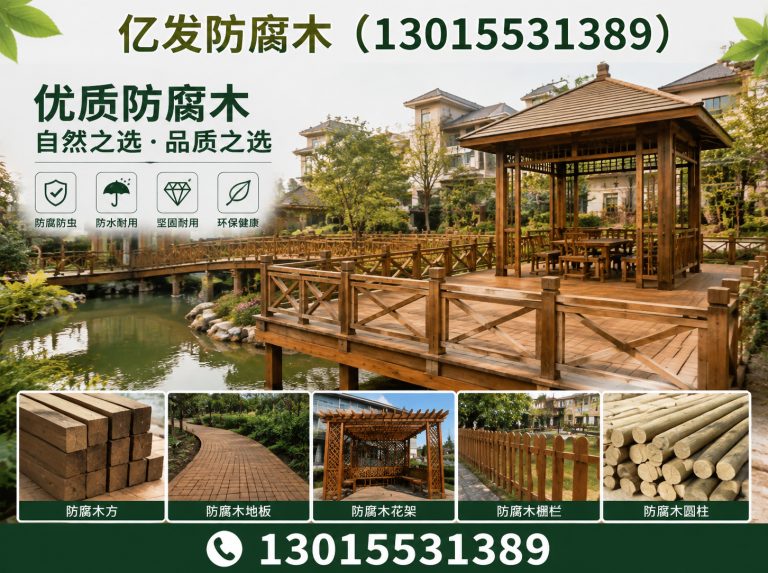 上街区防腐木地板展示图